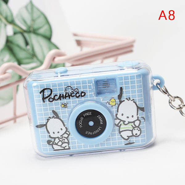 Sanrio Kuromi Melody Cinnamoroll Mini Camera Car Key Chain Acce A8