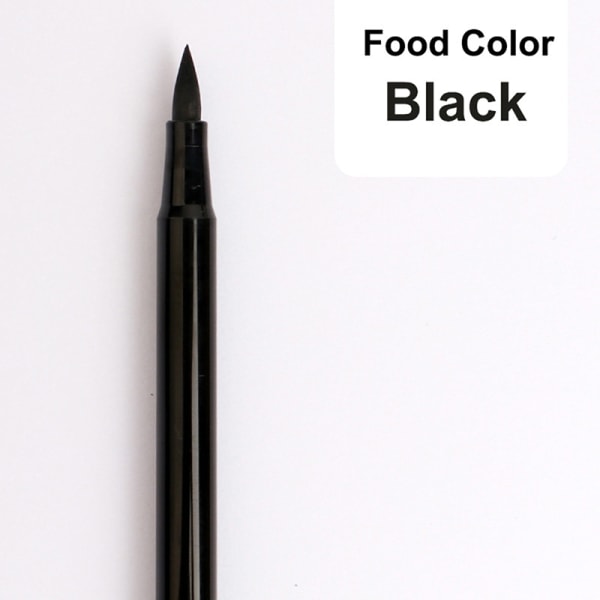 Ätbara bläckmarkörer Pigment Penna Pensel Färgpenna För Ritning Black