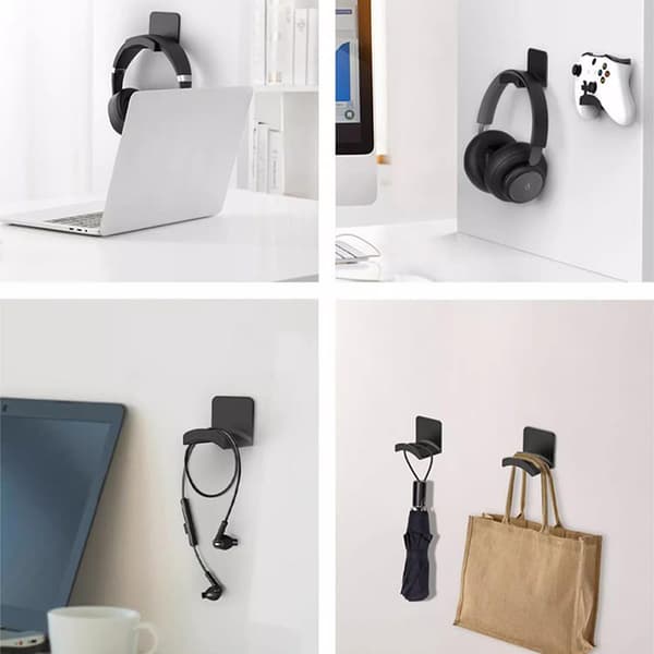 Universal hörlursstativ Spelkontrollhållare Headset Disp white