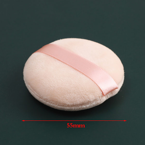 1 ST Mjuk ansiktsskönhetssvamp Puff Pads Face Foundation Cosmet Apricot 55 x 16mm