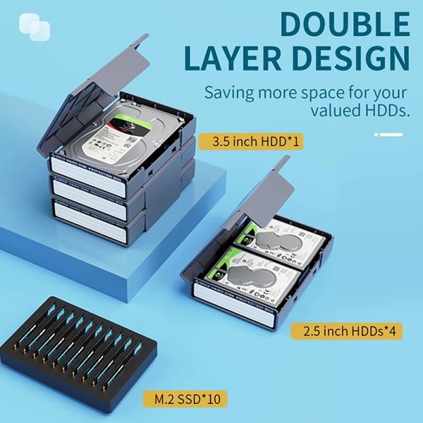 ORICO 3,5" portabel hårddiskskyddsväska Case A1