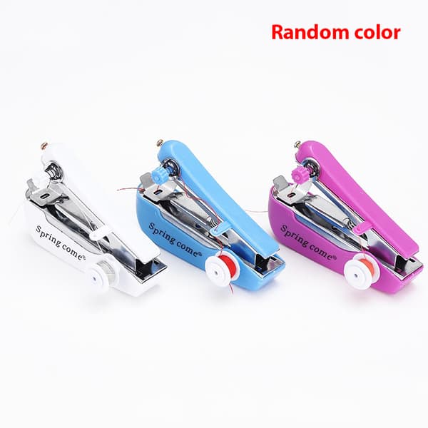 Random Color Mini Syhines fungerar Handhållna kläder Sy till