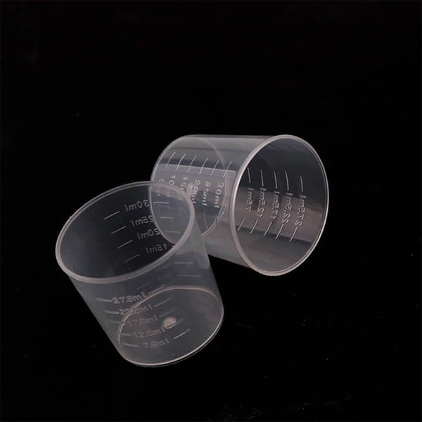 20st 30ml Plast Graduated Mätkopp Vätskebehållare Epo 20pcs