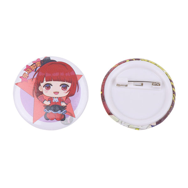 8 st/ set Anime Tinning Ryggsäck Badge Souvenirkläder Present F 01