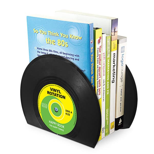 Vinyl CD Bokstöd Creative Record Bokställ Skrivbordsdekoration