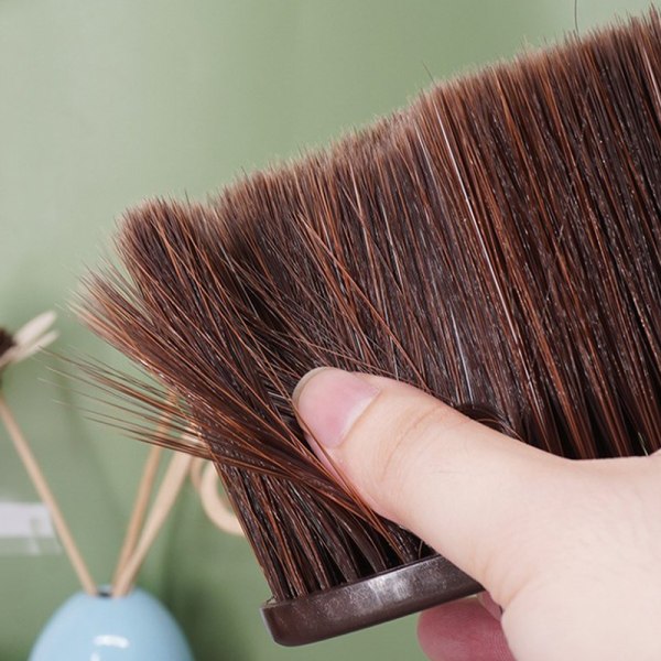 Soft Neck Face Duster Brushes Barber Hair Clean Hairbrush Skägg White
