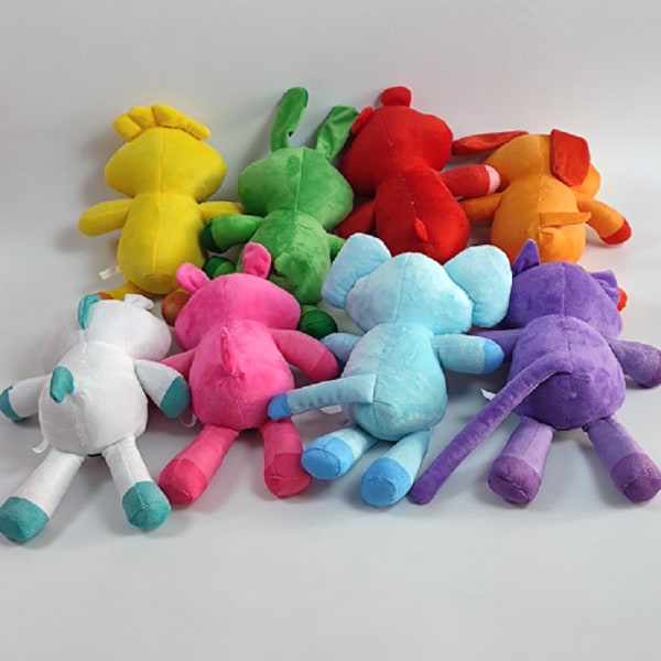 15 CM Leende Critters plysch nyckelring Hopscotch Plushie Doll Kaw A3
