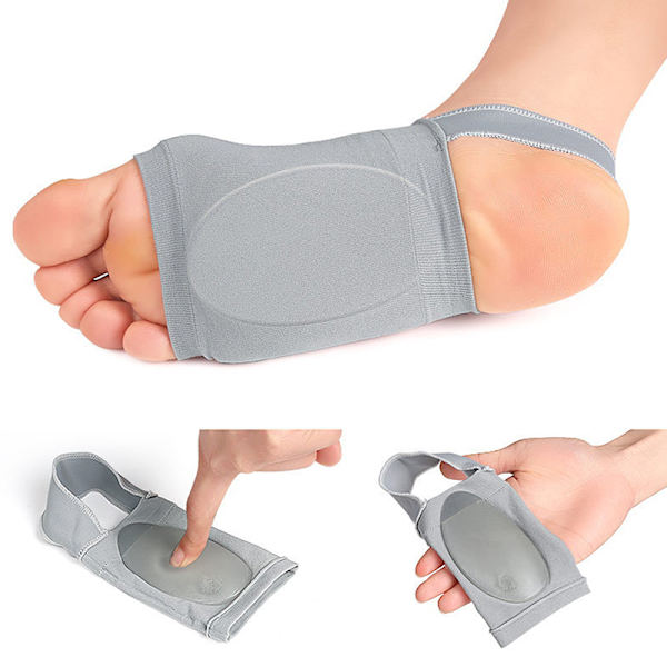 1 par bågstödsärmar ar Fasciitis Orthotic Insoles Pads F