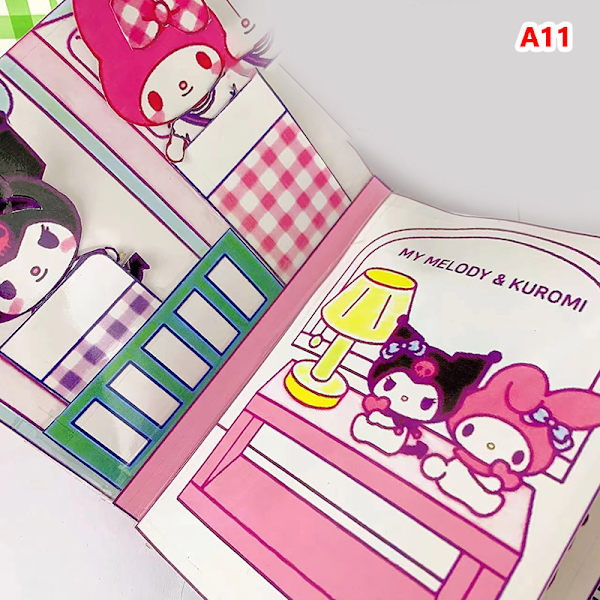 DIY Creative e Quiet Book Educational Kuromi Homemade Decompres A11