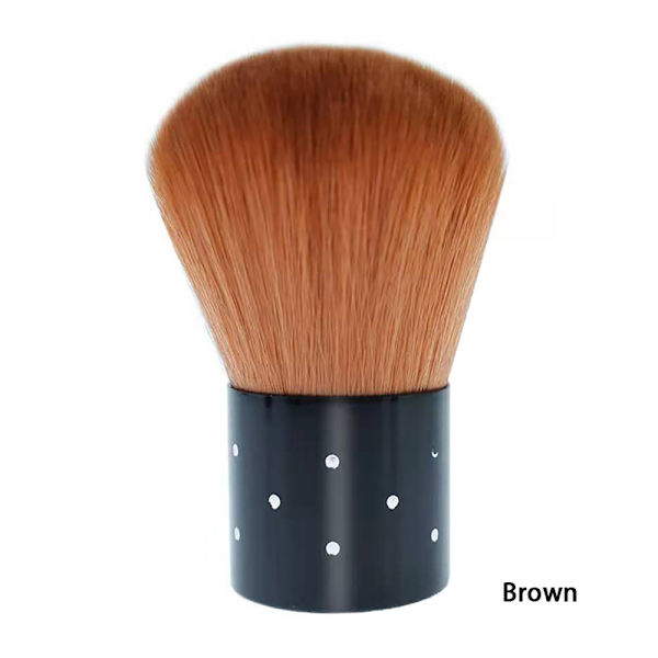 Soft Nail Cleaner Brush Mini Dust Remove Cleaning Brush Nail Ar Brown