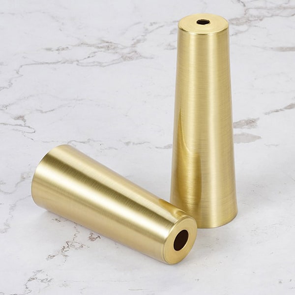 Fot Solid Borstad Järn Bord Stol Cylinder Cap Protect Decor A1