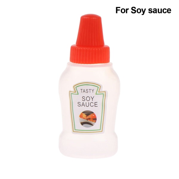 Mini portabel liten såsbehållare Tomatssåssalladsdressing Soy sauce