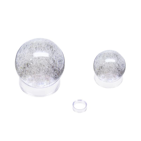 10 st Acrylic Clear Display Stand Sphere Hållare för Crystal Bal 10pcs medium