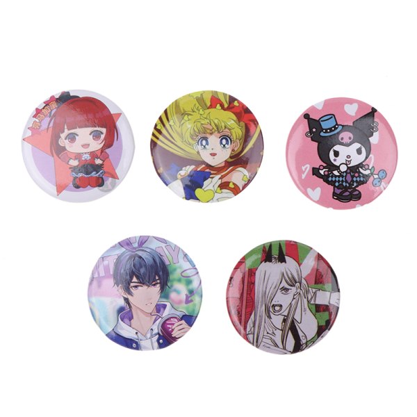 8 st/ set Anime Tinning Ryggsäck Badge Souvenirkläder Present F 01