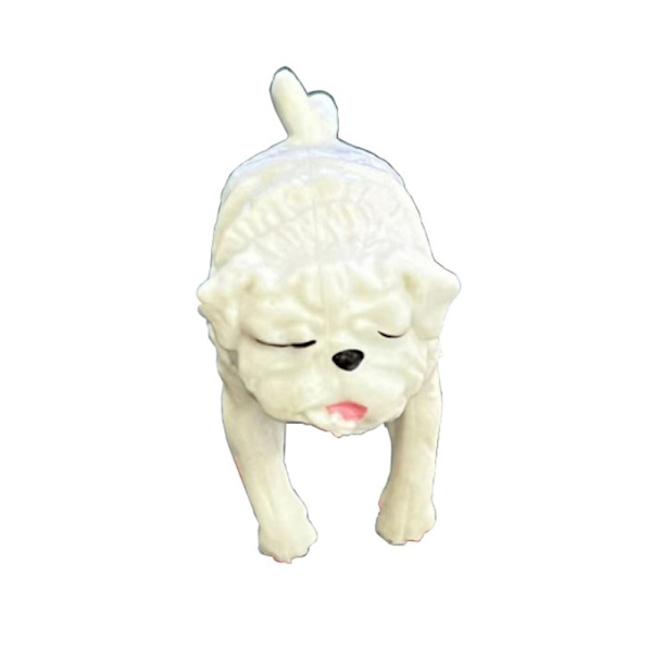 Kreativa hundprydnader för akvarium PVC Kawaii tecknade hundar Cli A3