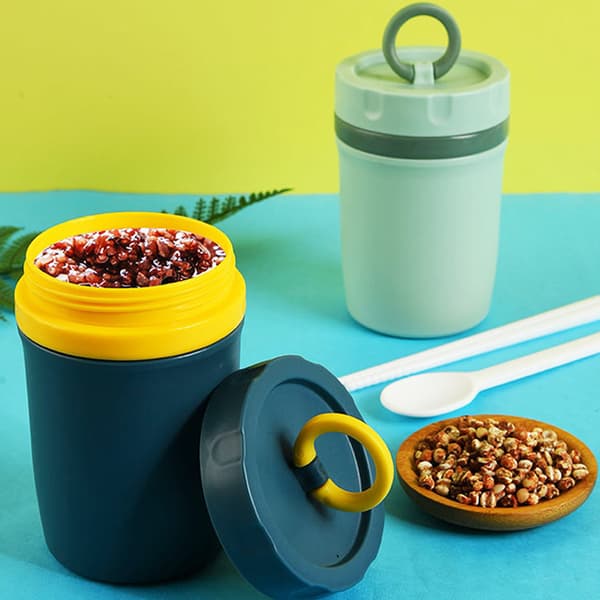 Thermal Lunchbox Behållare Vakuumkopp Soppakopp Portable Break C