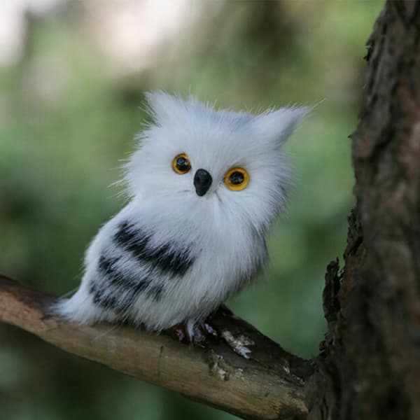 Owl Exquisite Ornament e Lovely Furry Christmas Bird Ornament D B