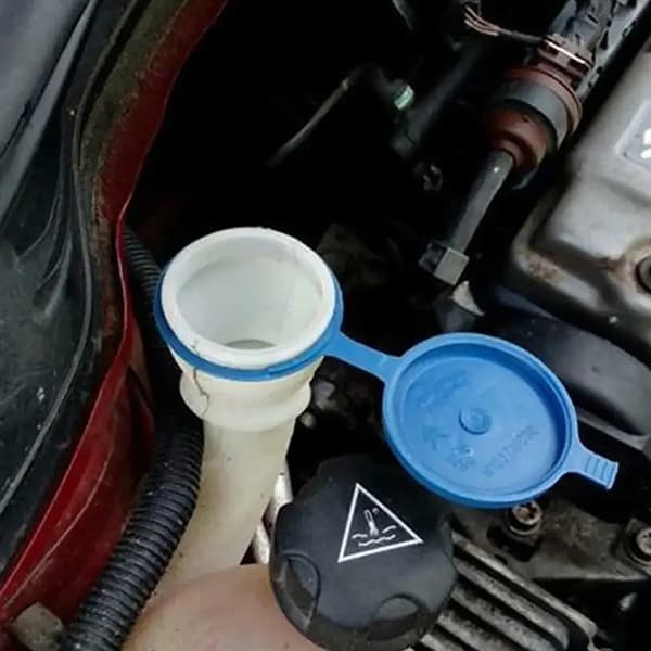 Bil vindrutetorkare Cover Lock Lock Tank Bott Blue