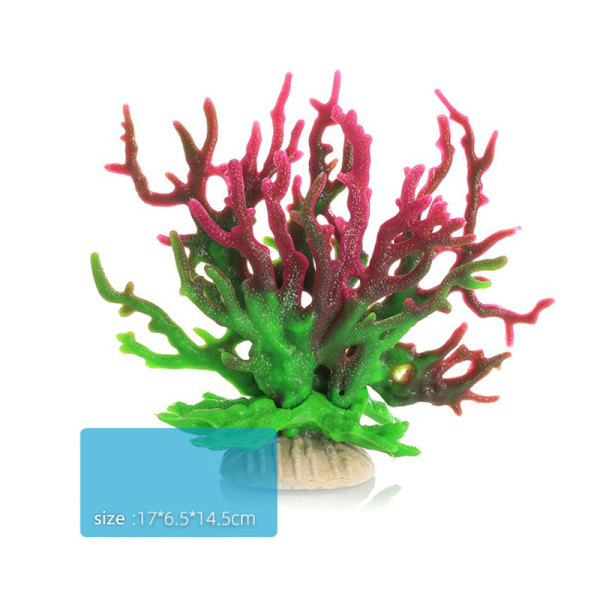 1st Undersea Artificiell Coral Water s Landscape Fish Tank Orn A7
