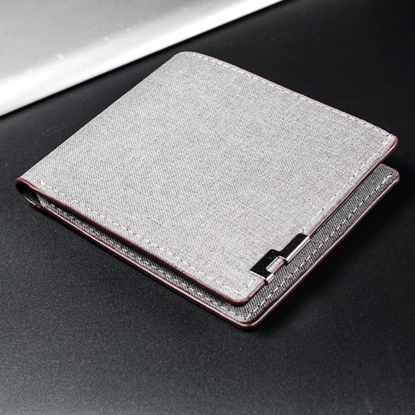 Denim Plånböcker Plånböcker Herr Dam Inlägg Business Foldable Cowhid Black