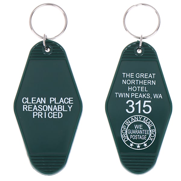 Twin Peaks Nyckelringar The Great Northern Hotel Room # 315 Key T White