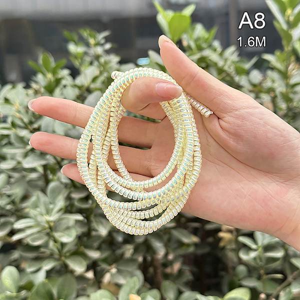 1,6 m spiralladdare kabel sladdskydd Antibrott fjäderskydd A8