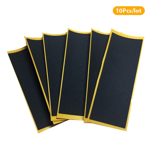 10 st/lot Black Gripbräde Deck Un Tape Stickers Black Foam Gr
