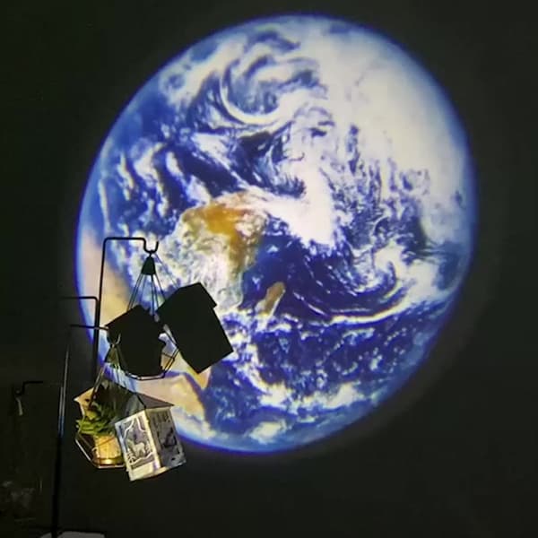 Moon Galaxy projektionslampa Creative Atmosphere Night Light Lam