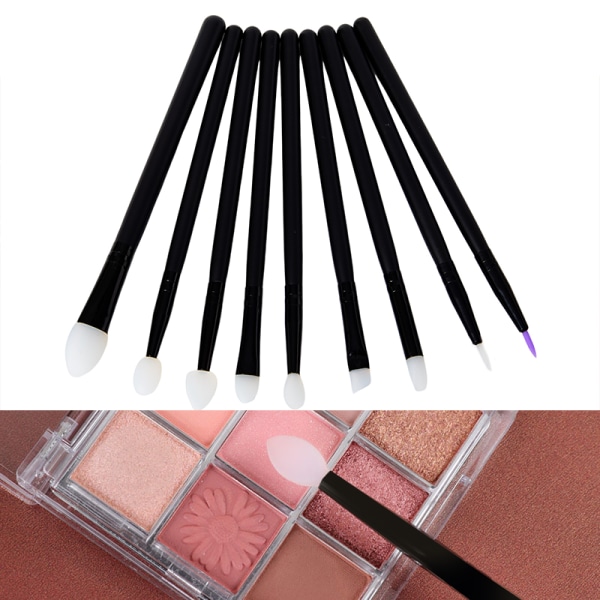 Silikon Makeup Brush Set Beauty Applicator Face Eyeliner Eyebr Eyebrow brush G