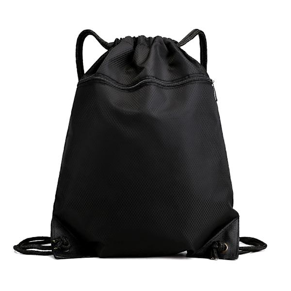 1 st Nylon vattentät dragkedja med stor kapacitet med dragkedja utomhus S black