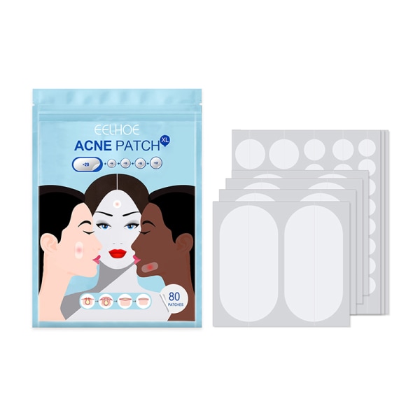 80st Stora Acne Patch Pimple Hydrocolloid Stickers Spot Cover