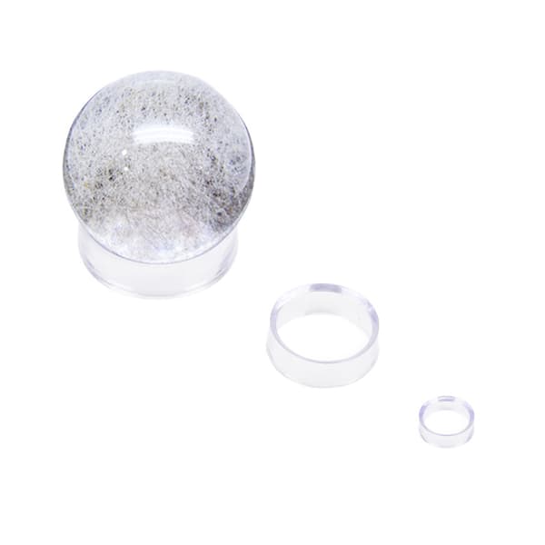 10 st Acrylic Clear Display Stand Sphere Hållare för Crystal Bal 10pcs medium