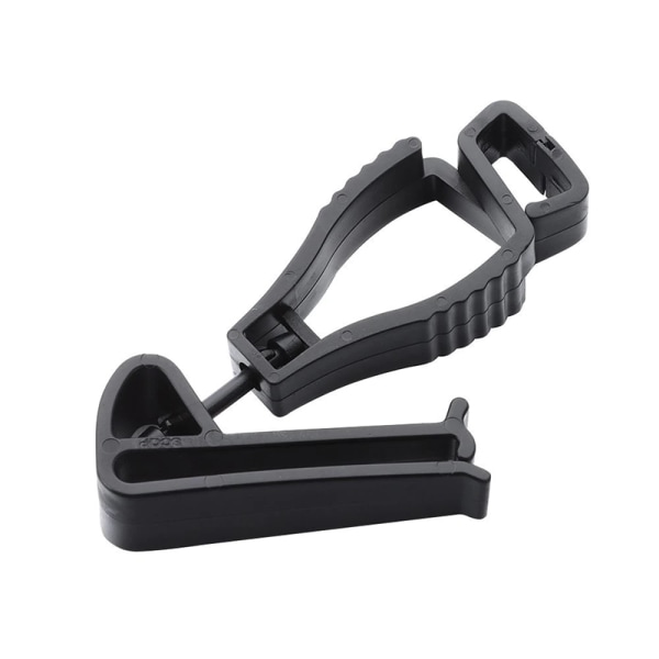 Multifunktionell handskklämma Hållare Hanger Guard Labor Work Clamp Black