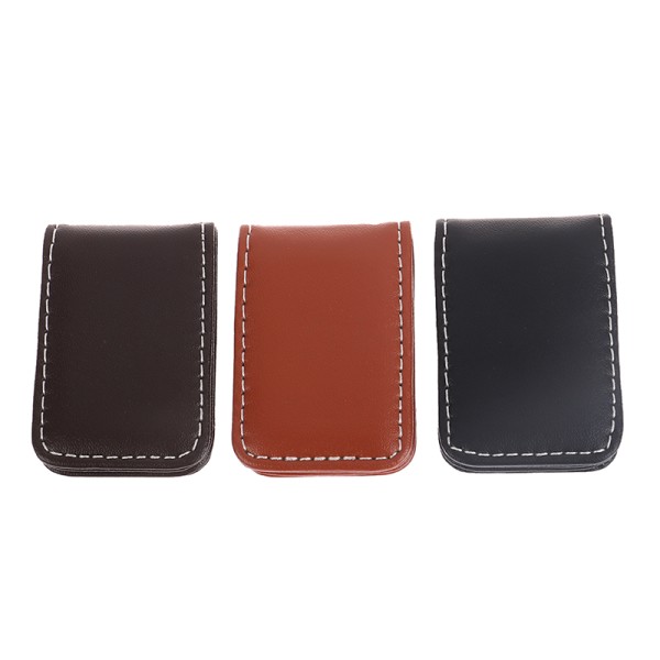 Money Clip Plånbok Smal Herr Dam Vintage Stark Magnet Money Cl Brown
