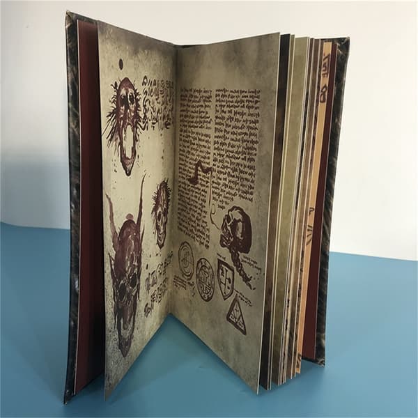 Necronomicon Dark Magic Book Demon Evil Dead Book Altar Ceremon 3D Resin cover