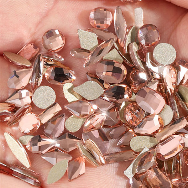 100 st Photochromic Aurora Rhinestones Nail Art Decor Mixed-sha 3