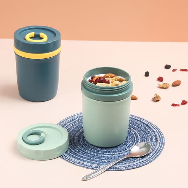 Thermal Lunchbox Behållare Vakuumkopp Soppakopp Portable Break C