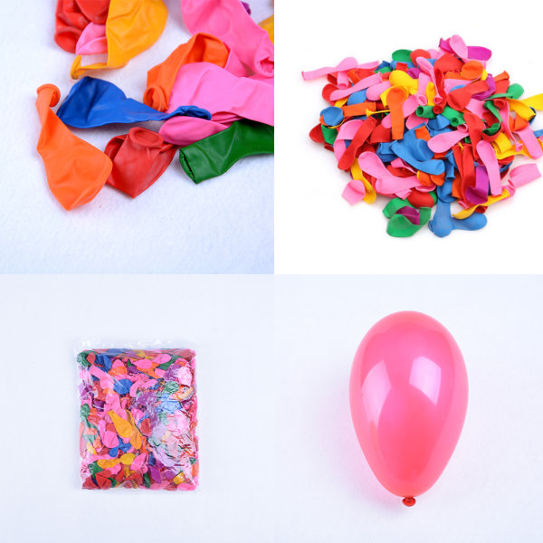 500st/ set vattenbomber Färgglada vattenballonger för festbarn