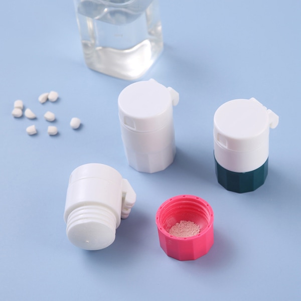 Random Color Portable Pill Case Medicin Splitter Pill ter Medi