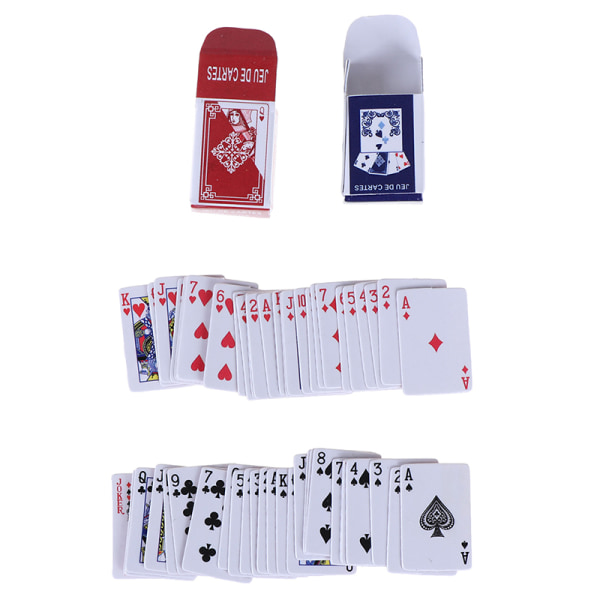 Härlig pappersmodell poker miniatyrpoker modell 1:12 dockhus a