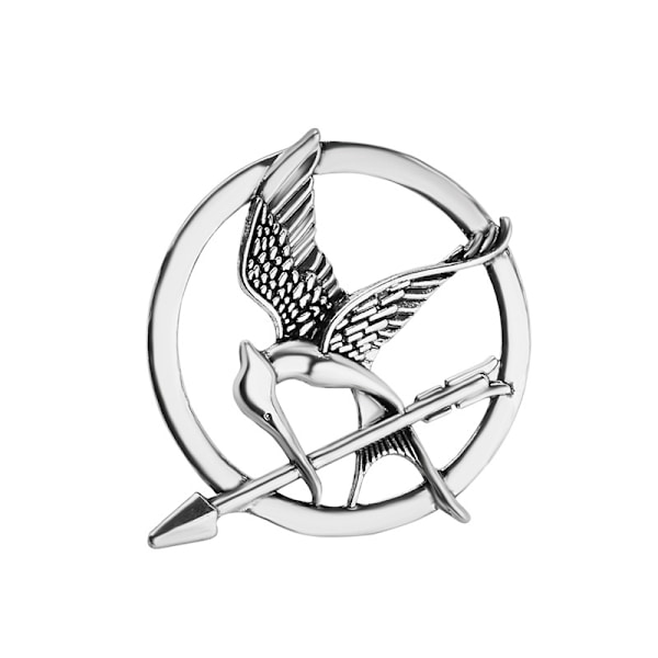 Retro Fågel Brosch Punk Pin Krage Badge Corsage Kvinnor Män Jewel Silver