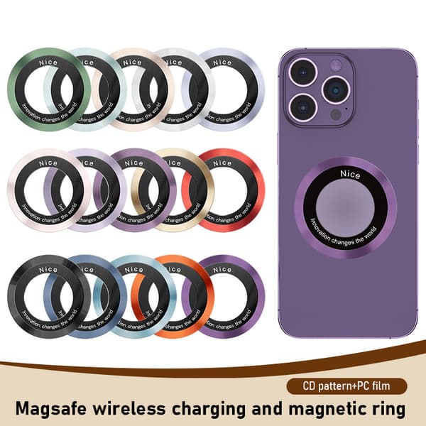 För Magsafe Magnetic Plate Ring Universal Metal Sticker Support A12