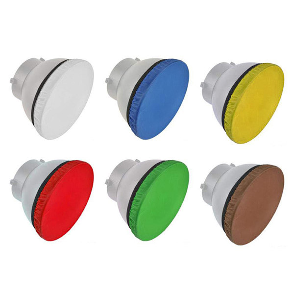 Blixt 55 ° Standardskydd Soft Light Cover Cover Light Clo Red