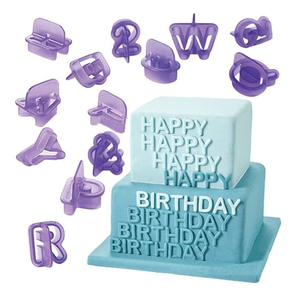 DIY Form 40st/ set Plast Bokstavsnummer Fondantkaka