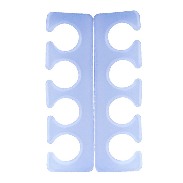 Silikon tåseparator/fingeravståndsavdelare form för manikyr Blue