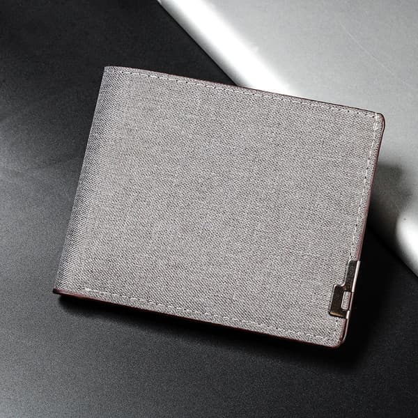 Denim Plånböcker Plånböcker Herr Dam Inlägg Business Foldable Cowhid Black