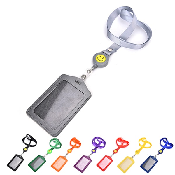 ID-namnkortshållare Badge Infällbar rulle Recoil ID Badge Lany green