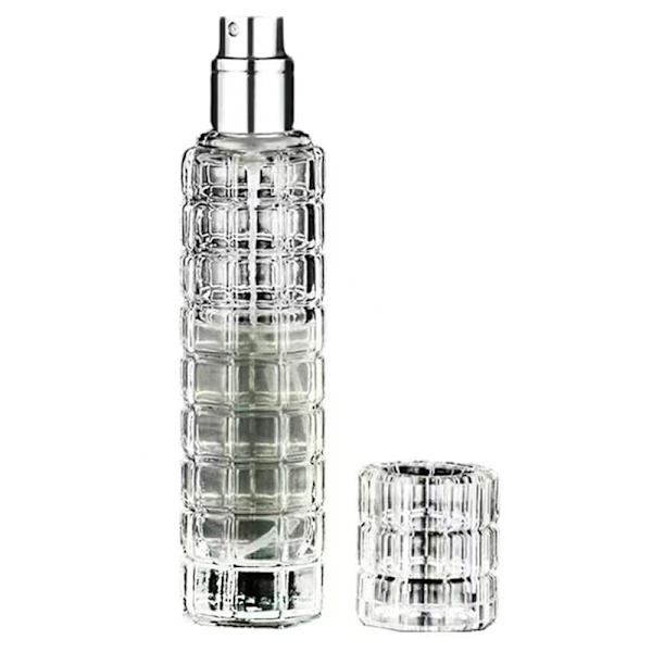 30ml glas tjock botten cylinder spray parfymflaska tom Gold