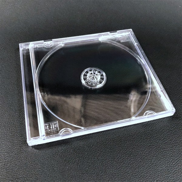 Genomskinlig plastskiva i ett stycke CD- case Case CD