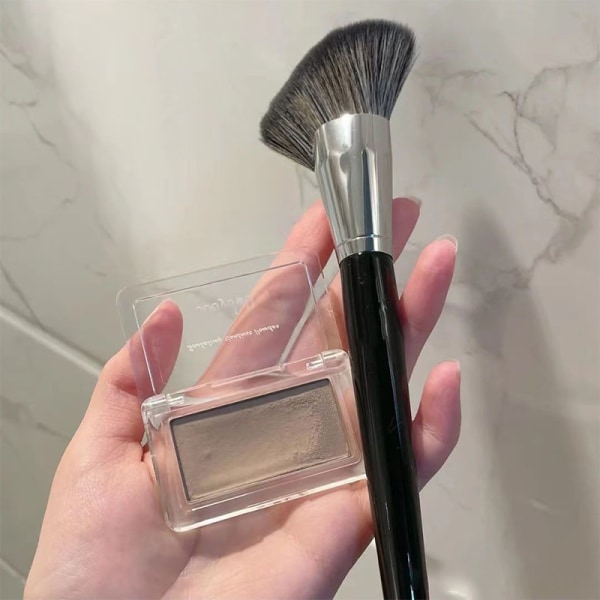 Kosmetisk Powder Brush Makeup Brushes Nose Shadow Brush Face Con White